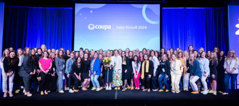 Why a Brigade of Women Wearing Yellow Shoes Marched Onstage at Coupa Sales Kickoff