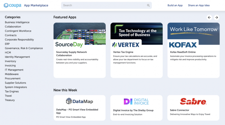 DataMap PO SmartView  Coupa App Marketplace